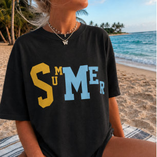 Heren Zomer Vibes Grafische T-shirt Minimalistisch