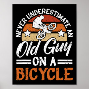 Herenfiets Fietsen Wielrenner Fietstochten Mountai Poster