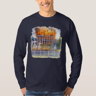 Herenhuis uit de tijd voor de Amerikaanse Burgeroo T-shirt