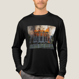 Herenhuis uit de tijd voor de Amerikaanse Burgeroo Tri-Blend Shirt