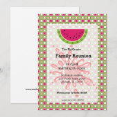 Hereniging familie Watermeloen Kaart (Voorkant / Achterkant)