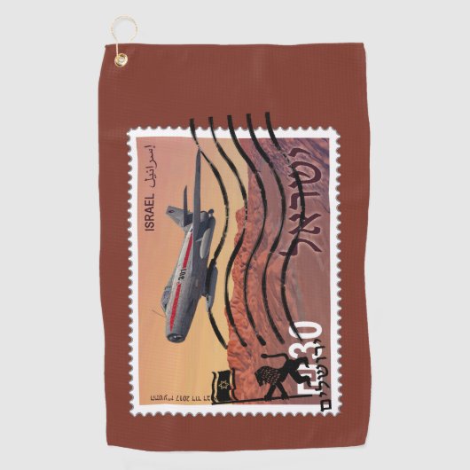 Hereniging Jeruzalem 50ste Jubileum Golfhanddoek (Voorkant)