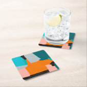 Hereniging Vierkante Kartonnen Onderzetter (Insitu)