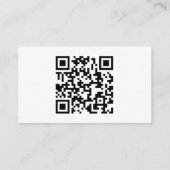 Herenkapper QR-code visitekaartje (Achterkant)