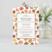 Herfnajaar reünie Jamboree BBQ Kaart (Staand voorkant)