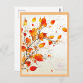 HERFST #1 BRIEFKAART (Voorkant / Achterkant)