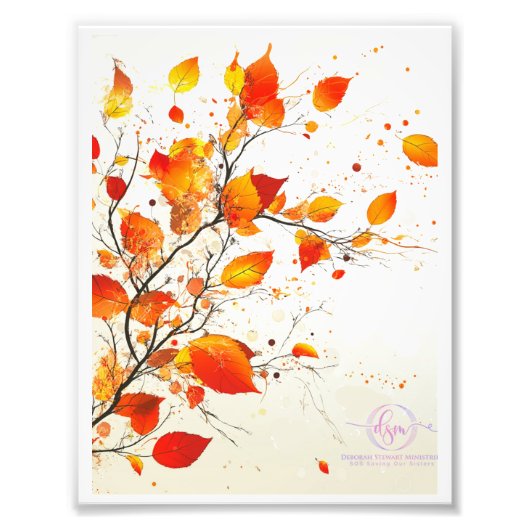 HERFST #1 FOTO AFDRUK (Voorkant)