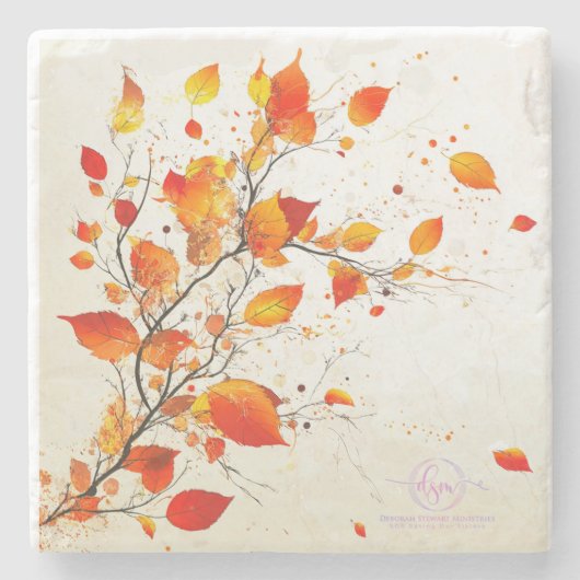 HERFST #1 STENEN ONDERZETTER (Voorkant)