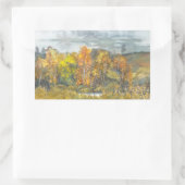 herfst 300 rechthoekige sticker (Tas)