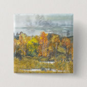 herfst 300 vierkante button 5,1 cm (Voorkant)