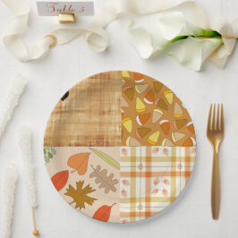 Herfst 4 hoeken 1 Ontwerpdiner Bord