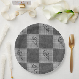 Herfst 4 hoeken Grijze tinten Binnenste Bord