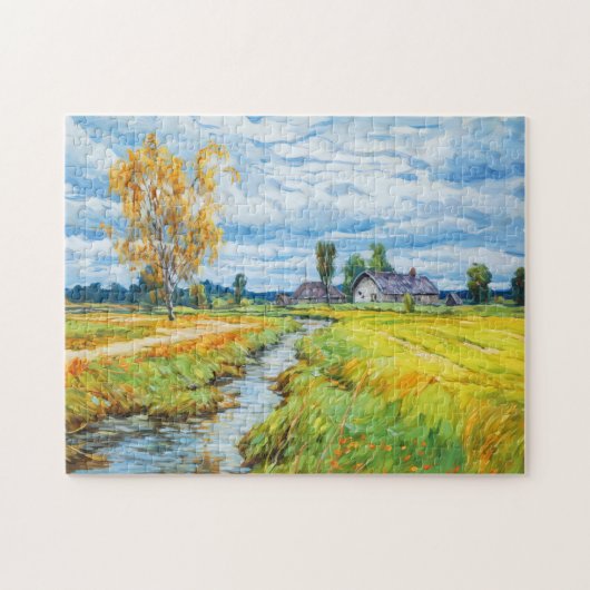 Herfst aan de Havel-rivier Legpuzzel (Horizontaal)