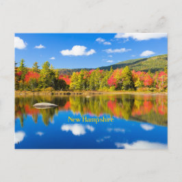 Herfst aan het meer, New Hampshire, Briefkaart