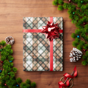 Herfst Aarde Plaid Cadeaupapier
