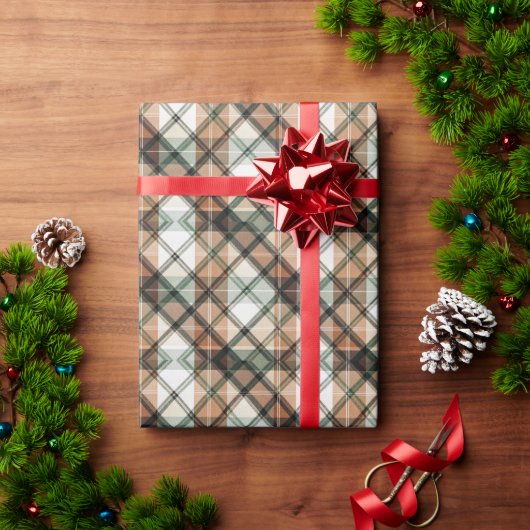 Herfst Aarde Plaid Cadeaupapier (Feestdagen Geschenken)