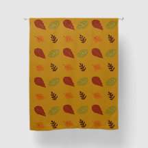 Herfst Aarde-Tone Kleuren Vallen Bladeren Patroon
