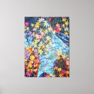 Herfst Abstract Canvas Afdruk
