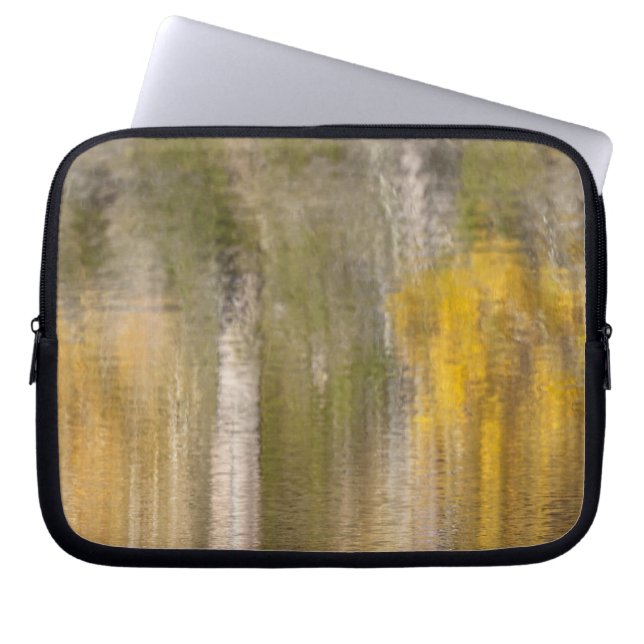 Herfst Abstract Laptop Sleeve (Voorkant)