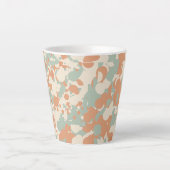 Herfst Abstract Latte Mok (Voorkant)