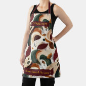 Herfst Abstracte bladeren Schort met aangepaste na (Insitu)