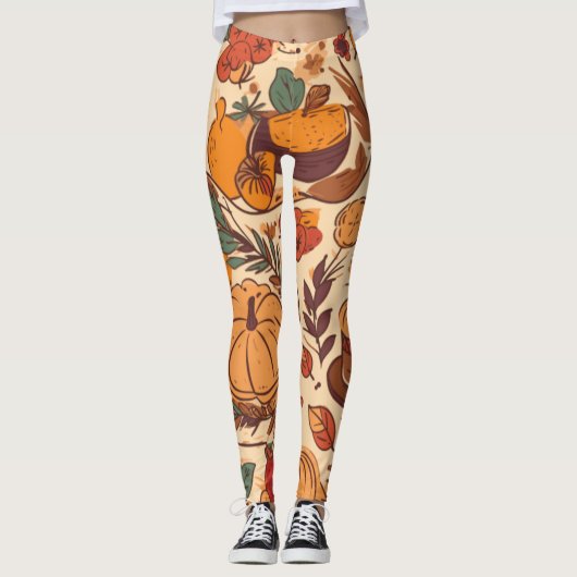 Herfst Abundance Leggings (Voorkant)