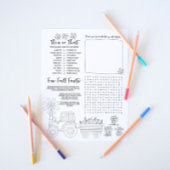 Herfst Activiteit Werkblad voor Kinderen Flyer