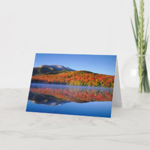 Herfst Adirondack-gebergte New York Kaart