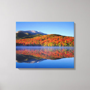 Herfst Adirondack Mountains New York Canvas Afdruk