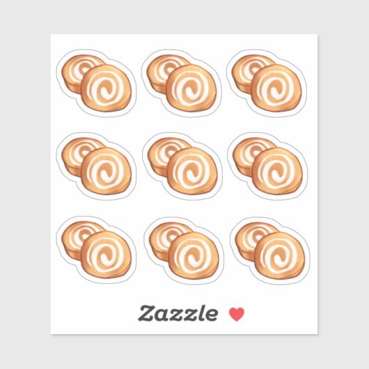 Herfst Aesthetische pompoenrolplank Sticker (Vel)