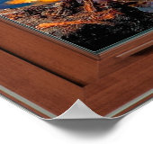 Herfst Afbeelding vensterherstel - Verlichting Poster (Hoek)