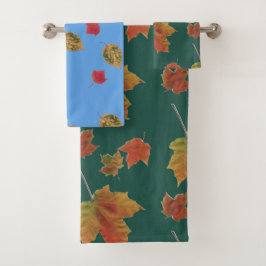 Herfst Afdampdoekset Bad Handdoek