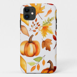Herfst afdrukken iPhone 11 hoesje