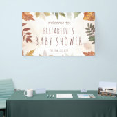 Herfst Afval Waterverf herfst Welkomstteken Spandoek (Beurs)