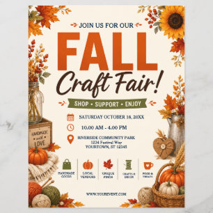 Herfst Ambachtelijke Markt Flyer