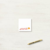 Herfst Apart Taco Funny Post-It Notities Post-it® Notes (Op bureau)
