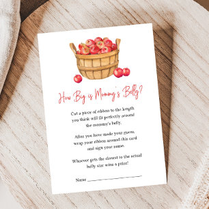 Herfst Appel Mand Baby Shower Hoe Groot Is Spel