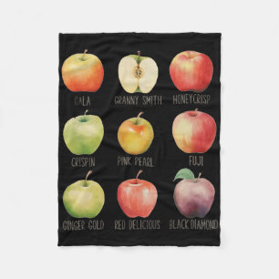 Herfst Appel plukken Apple Orchard Boho Boerderij Fleece Deken