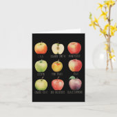 Herfst Appel plukken Apple Orchard Boho Boerderij Kaart (Gele Bloem)