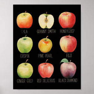 Herfst Appel plukken Apple Orchard Boho Boerderij  Poster