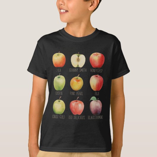 Herfst Appel plukken Apple Orchard Boho Boerderij T-shirt (Voorkant)
