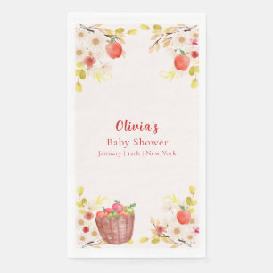 Herfst Appel Tuinieren Baby Shower Servet