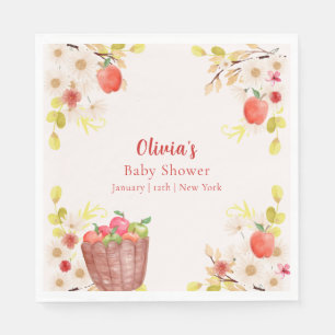 Herfst Appel Tuinieren Baby Shower Servet