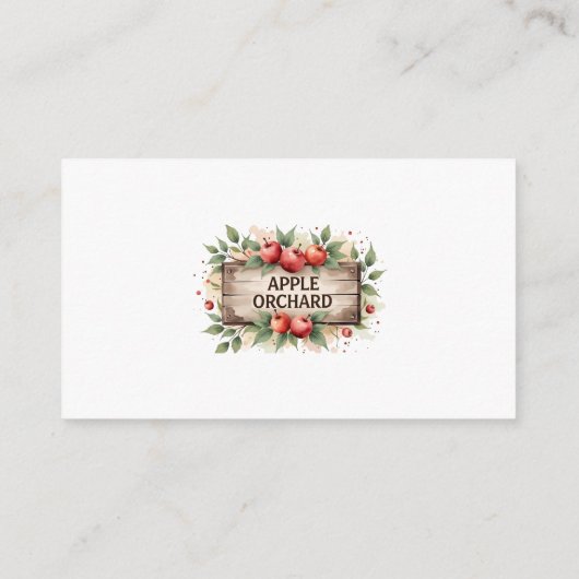 Herfst appel van mijn oogluier Raffle Kaart (Achterkant)