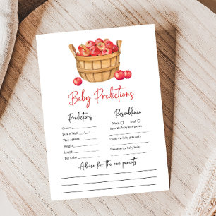 Herfst Appelmand Baby Shower Voorspellingen Spel