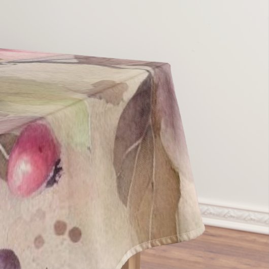 Herfst appels in pastelkleuren waterverf schilderi tafelkleed (Voorbeeld)