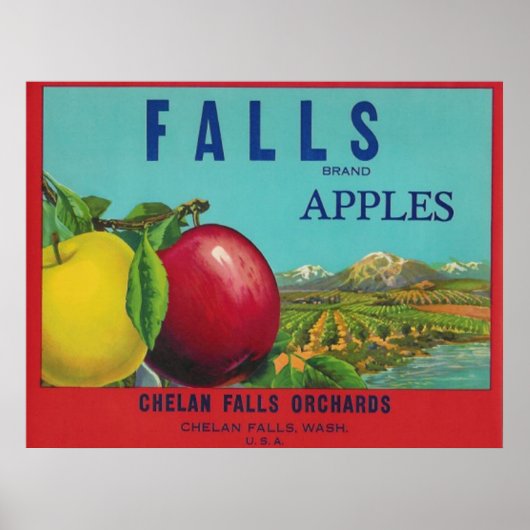 herfst appels poster (Voorkant)