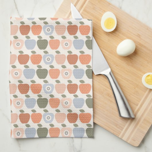 Herfst appels theedoek (Quarter Fold)