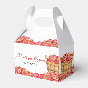 Herfst Apple Basket Baby shower Bedankdoosjes