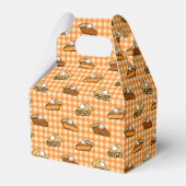 Herfst Apple Pumpkin en Pecan Pie Pattern Bedankdoosjes (Achterkant)